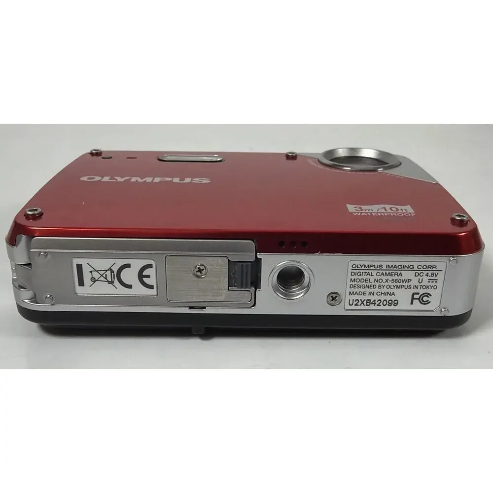 Olympus X-Series X-560WP 10.0MP Waterproof Digital Camera - Red